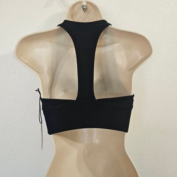 ITALIC Racerback Sports Bra in Black Size XS NWT - Picture 4 of 8